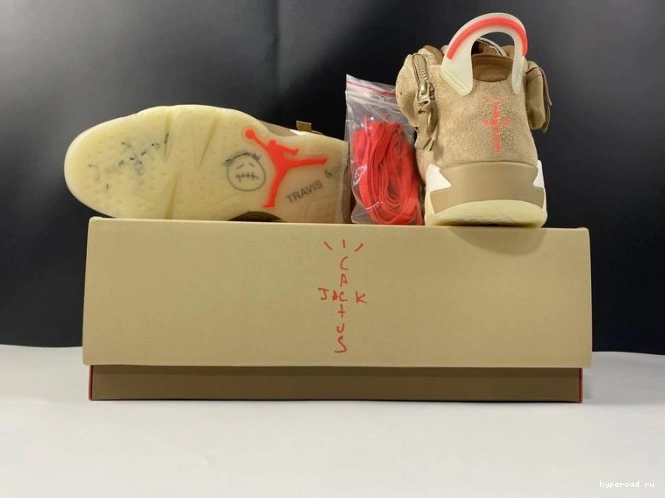 6 Khaki Air Jordan DH0690-200 Travis British Scott Retro 0707